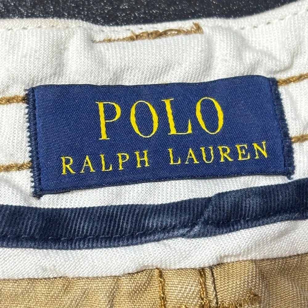 Polo Ralph Lauren Cargo Shorts Mens 38 Khaki Preppy Gorpcore Heritage Utility